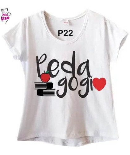 Camiseta Feminina Plus Size Pedagogia P22