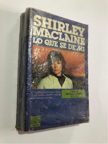 Libro Lo Que Sé De Mi - Shirley Maclaine - Muy Buen Estado