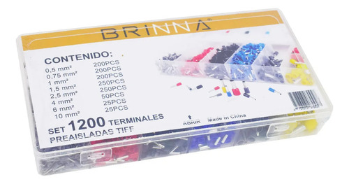 Kit Terminales Tiff Punteras Tubulares X1200