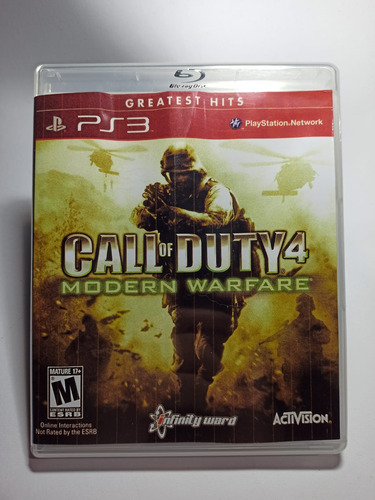 Call Of Duty 4: Modern Warfare - Mídia Física - Ps3