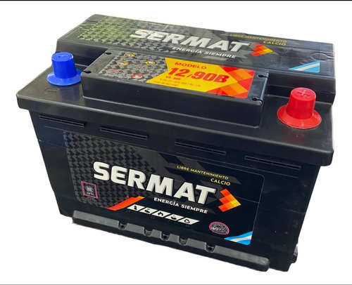 Bateria Sermat 12x90b Referencia 12x75 Alta Ranger Hilux Derecho