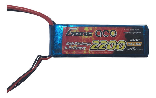 Bateria Lipo 3s 2200mah 11.1v 45c 2200 Gens Ace