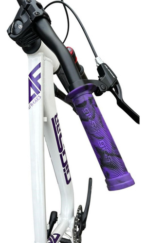 Bicicleta Gios Br 4 Freaks 13,5 Branco C/ Roxo Aro 26