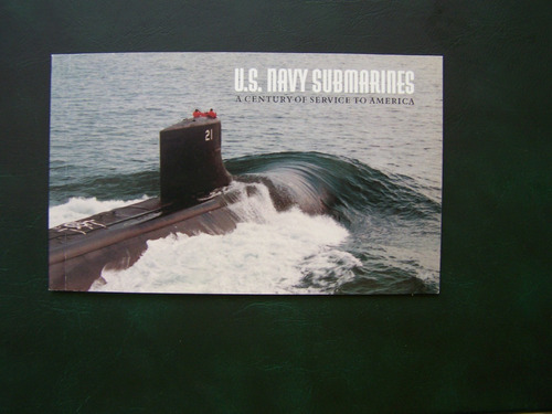 Usa  Sc. 3377a, Submarinos Navales, Librito Completo. 