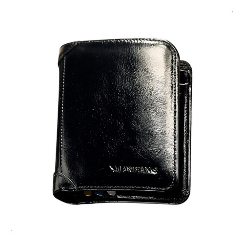 Manbang Cartera De Estilo Clásico Billetera De Cuero Genuino