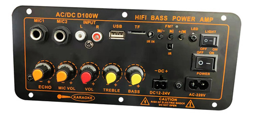 Placa De Amplificador De Audio 100w Módulo De Amplificador
