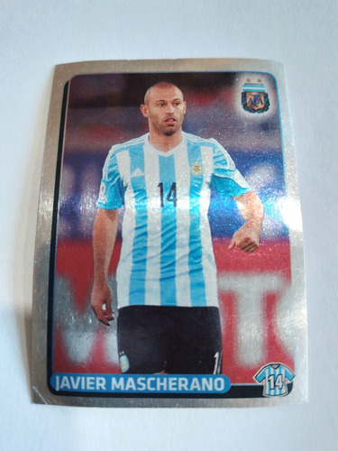 Figurita Futbol Argentino 2015 N 476 Mascherano Argentina