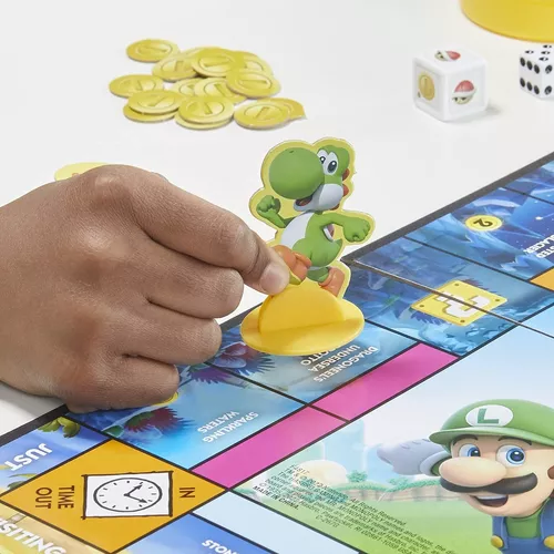 Jogo Monopoly Jr. - Super Mario - F4817 - Hasbro - Real Brinquedos