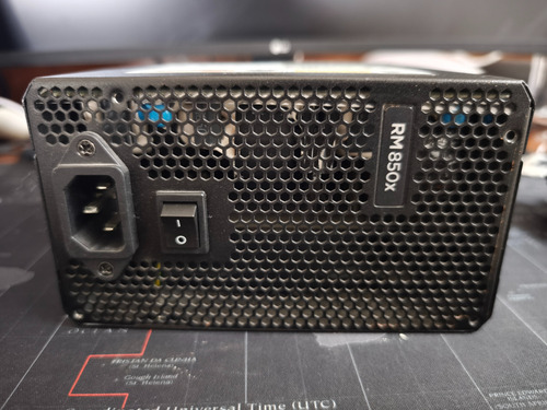Corsair Rm850x 80 Plus Gold Fuente De Poder 850w Atx (Usado)