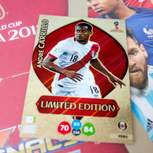 André Carrillo Panini Adrenalyn Xl Limited Edition Numerada