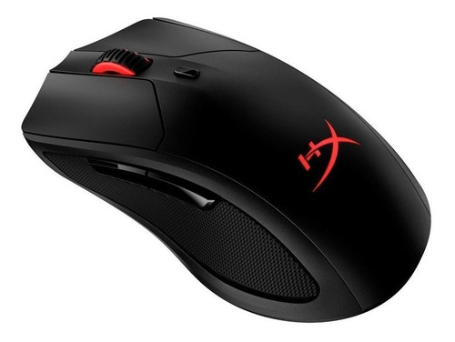 Imagen 1 de 2 de Mouse de juego inalámbrico recargable HyperX Pulsefire Dart negro