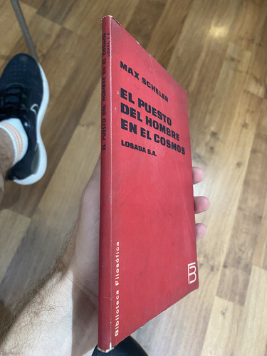 El Puesto Del Hombre En El Cosmos Max Scheler (Usado)