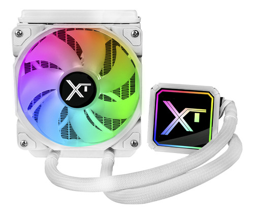 Enfriamiento Liquido Xtreme Pc Gaming Aqua Force 120mm Argb 800-2200 Rpm Blanco