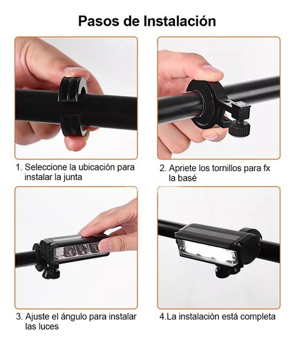Liefine® Luz Para Bicicleta 3000 Lúmenes Impermeable 3 Led Recargable 5 Modos, Lampara Bicicleta Luces De Bicicleta Accesorios Con Luz Trasera, Faros Bicicletas 2000mah Luz Para Bicicleta Recargable