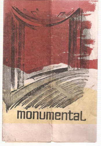 Programa Cine Monumental Mayo 1970