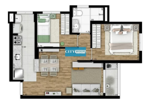 Imagem 3 de 14 de Apartamento Com 2 Dormitórios À Venda, 45 M² Por R$ 280.000,00 - Vila Galvão - Guarulhos/sp - Sp16
