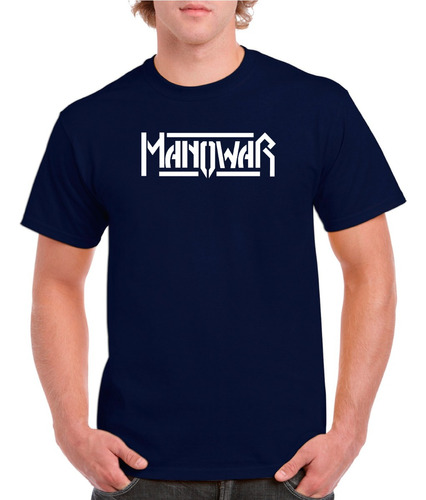 Polera Hombre Estampado Manowar #4