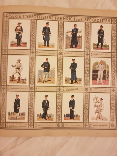 Album De Uniformes De Las Fuerzas Navales. Alemania 1930