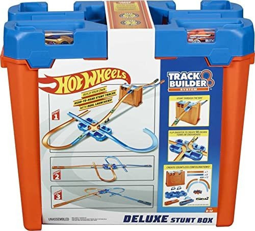 Hot Wheels Track Builder Stunt Box Set De Regalo De 6 A 12 A
