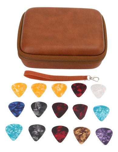 Juego De Fundas Para Guitarra Brown Pick Case, Para Grandes