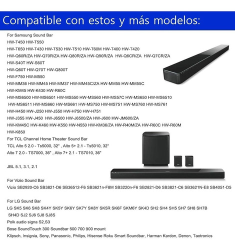 Imagen 7 de 10 de Soporte Barra De Sonido Soporte Soundbar Universal Parlante