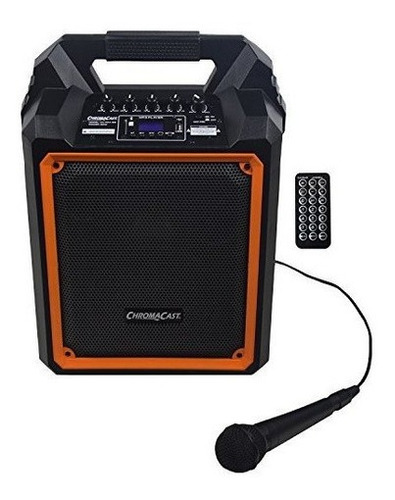 Altavoz De Pa Bluetooth Portátil Recargable De 60 Vatios