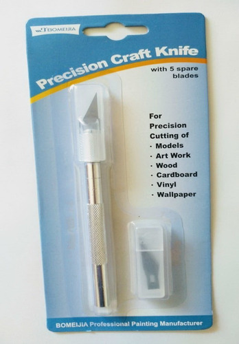 Cutter Tipo Bisturí. Precisión. Ideal Artistica. X 6 Unidad