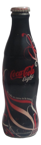 Botella De Coca Cola Light Negro, Excelente Estado