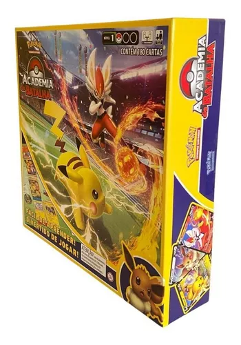 Pokémon Jogo De Cartas Academia De Batalha Tcg 180 Cartas