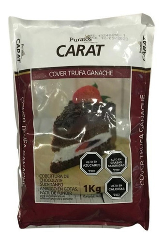 Cobertura De Chocolate Puratos Carat Cover Trufa Ganache