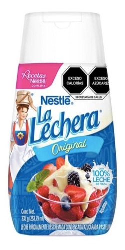 Leche Condensada Nestlé La Lechera Sirve Fácil 335g 12pzas
