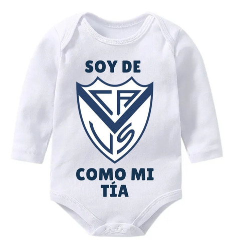 Body Bebe Manga Larga - Velez Sarsfield