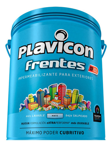 Plavicon Frentes Pintura Latex Impermeabilizante X 25 Kg