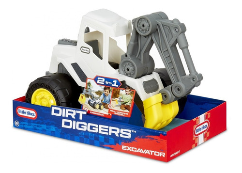 Excavadora 2 En 1 Dirt Diggers (40cms) - Little Tikes Color Gris