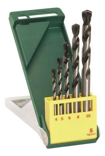Set Brocas Para Taladro Ideal En Concreto 5 Piezas Bosch