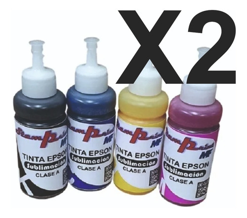 2 Tinta Epson Sublimacion 100ml Bcym Stamprint 