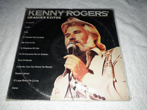 Disco De Vinilo Kenny Rogger Gandes Exitos Formatovinilo 