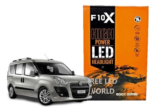 Luces Cree Led F10x Csp Fiat Doblo (instalación) 