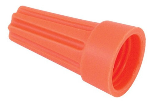 50 X Conector De Torção Emenda Fios Cabos Laranja Até 5,7mm