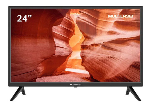 Imagem 1 de 4 de Tv Multilaser 24 Led Hd Hdmi Usb Av Dnr Tl037