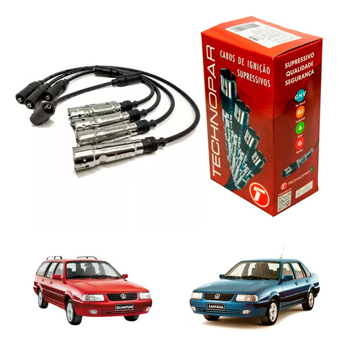 Jogo Cabo De Vela Vw Santana Quantum 1.8 2.0 Mi 97/...