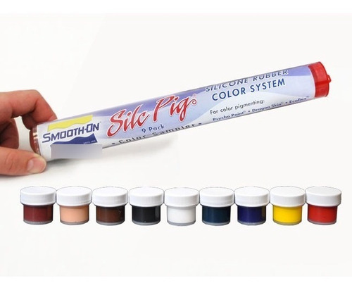 Pigmento Para Cauchos Siliconas Mascaras Silc X 1 Color 6gr