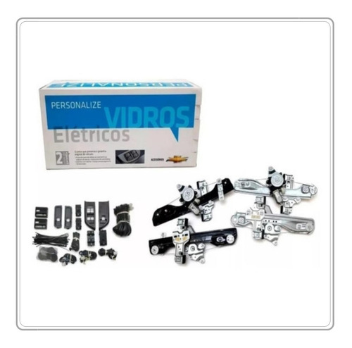 Kit Alza Cristales Onix / Joy 100% Chevrolet Original