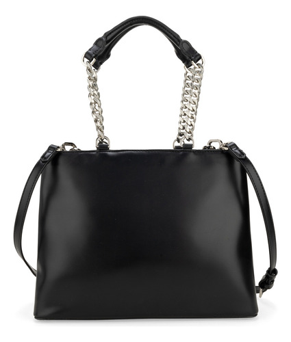 Bolsa Satchel Cloe Izisyla Mediano Color Negro