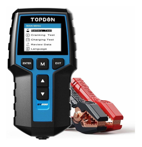 Probador De Batería De Coche Digital Bt200 Tt Topdon Azul 