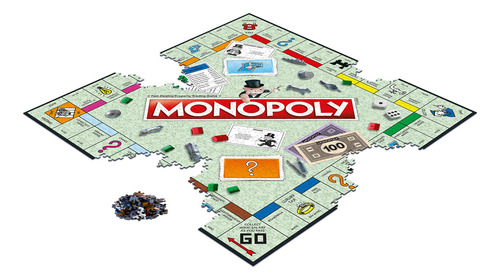 Quebra-cabeça Top Trumps Monopoly Classic 1000 Peças