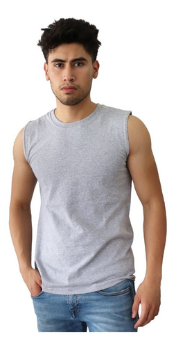 Playera Sin Mangas Cuello Redondo Caballero Yazbek