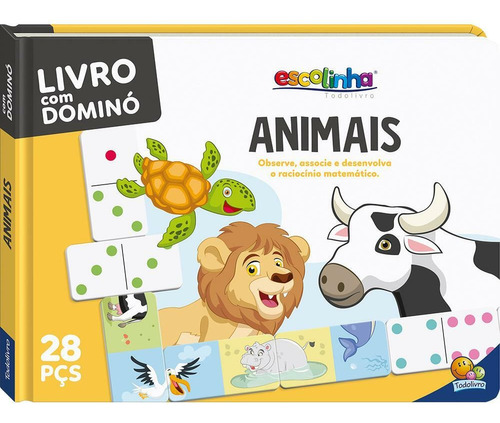 Dominó dos Animais, de © Todolivro Ltda.. Editora Todolivro Distribuidora Ltda., capa dura em português, 2021