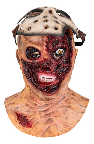 Máscara De Látex De Halloween Horror Skull Zombie