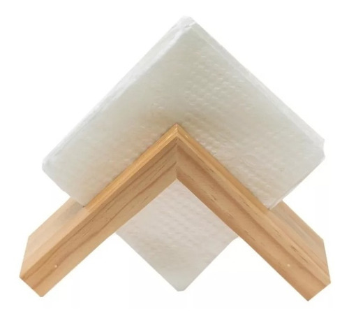 Servilletero De Madera Kit 20pzs, Minimalista, Artesanal Nat